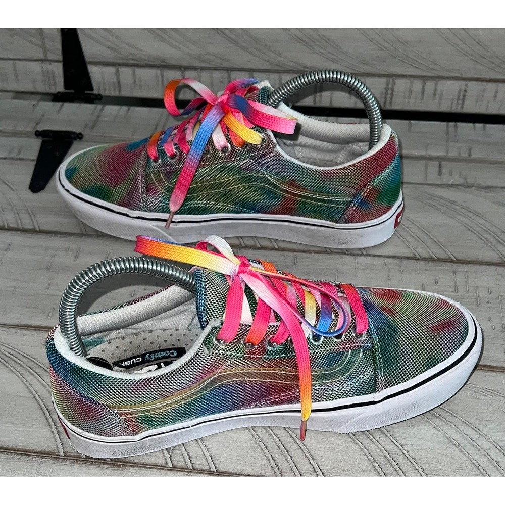 Vans Old Bloom ComfyCush Old Skool Textile Multicolor Women's Size 8